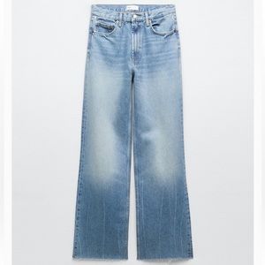 Zara TRF Wide Leg Jeans Size 12